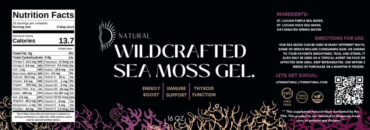 Wildcrafted Sea Moss Gel